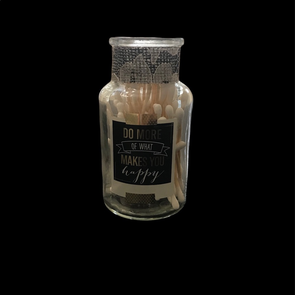 Cute Decorative Jar, Q-Tips not Included